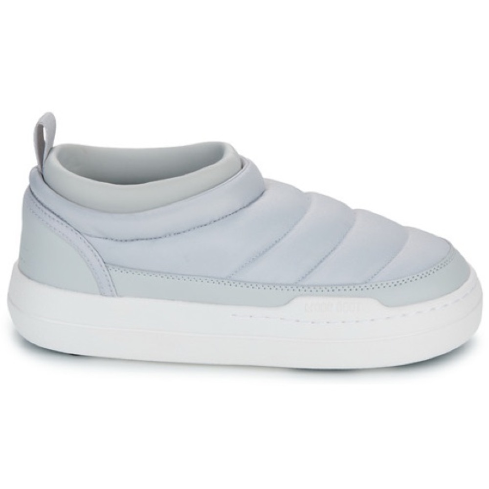 NEW MOON BOOT Park Soft Nylon Sneaker Glacier Grey size 37 US 5 - Picture 2 of 14